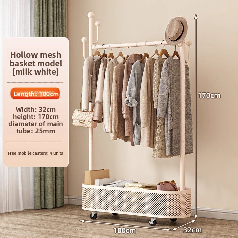 Floor-standing clothes rack