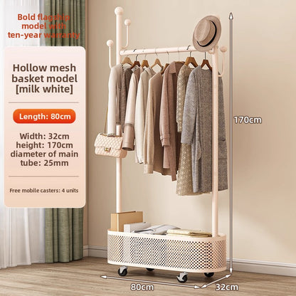 Floor-standing clothes rack