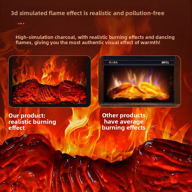 Floor-standing electric heater