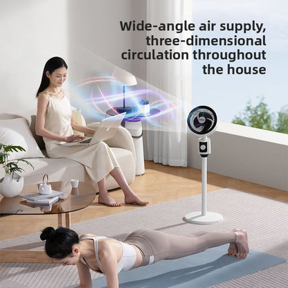 Floor-standing three-speed ceiling fan