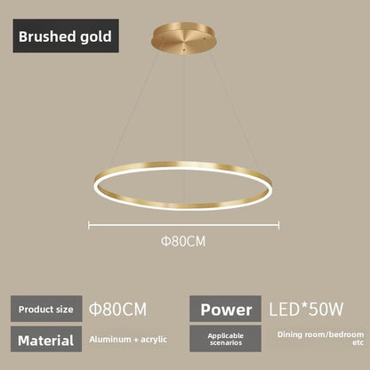 Floor-to-ceiling chandelier in the living room