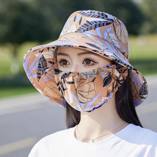 Floral Adjustable Foldable Sun Hat