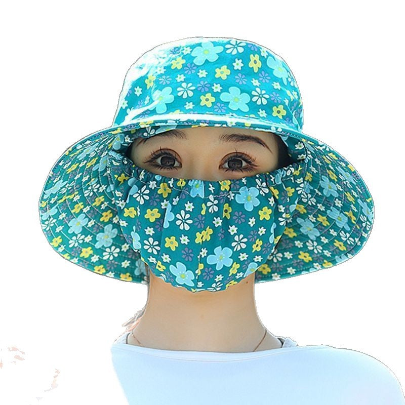 Floral Adjustable Foldable Sun Hat