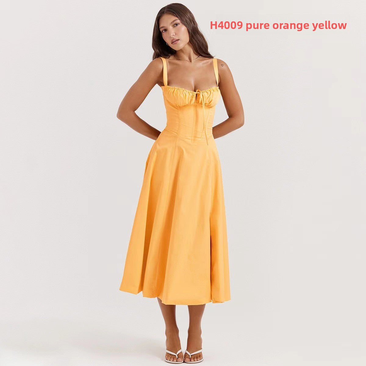 Floral Back Strap Maxi Dress