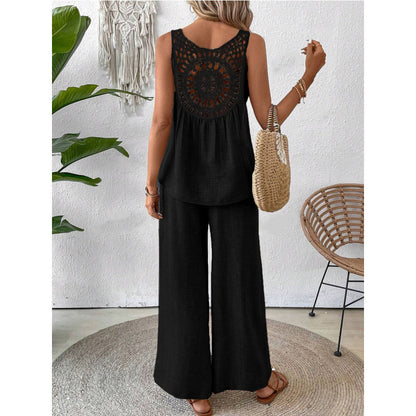 Floral Backless Two-Piece