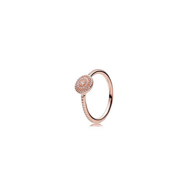 Floral Beaded Open Adjustable Rings