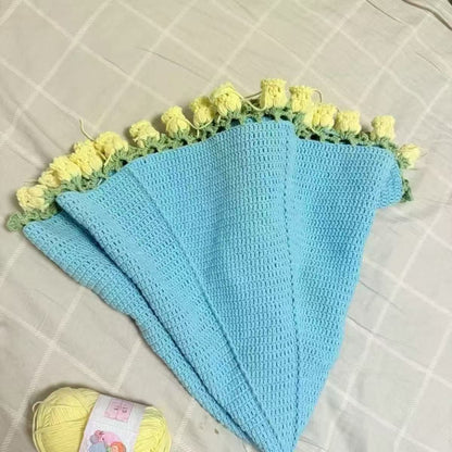 Floral Bouquet Crochet Blanket DIY Kit