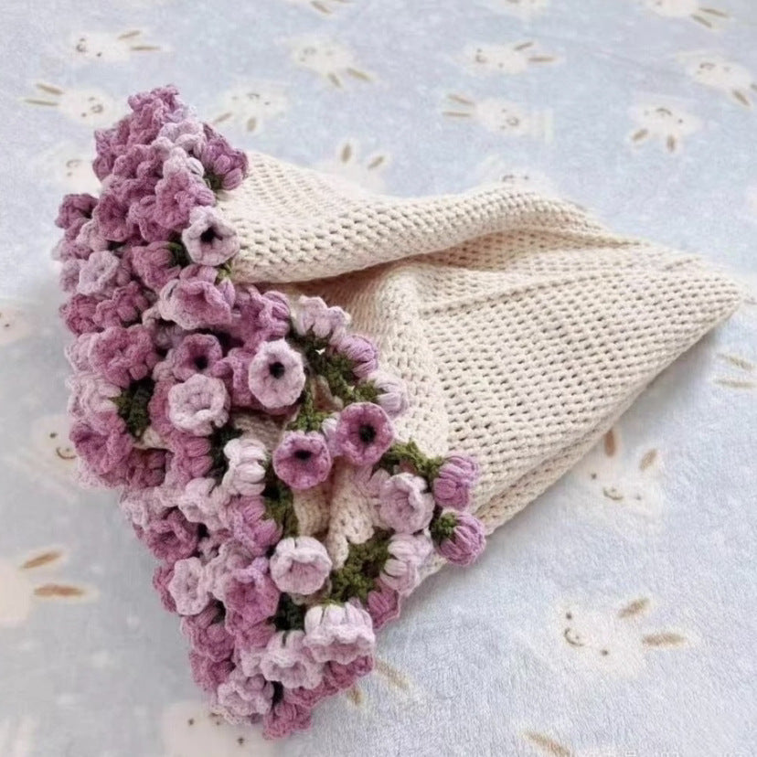 Floral Bouquet Crochet Blanket DIY Kit
