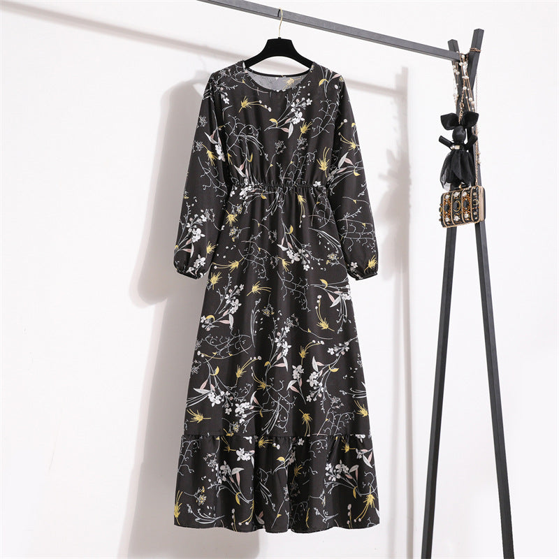 Floral Chiffon Maxi Dress