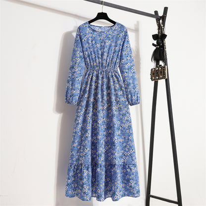 Floral Chiffon Maxi Dress