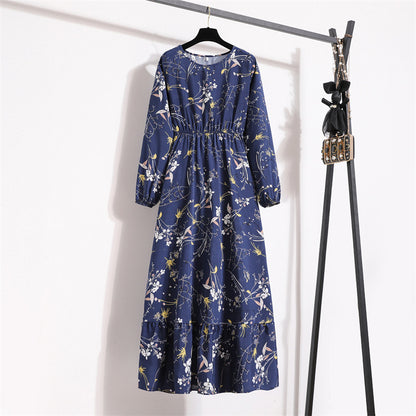 Floral Chiffon Maxi Dress