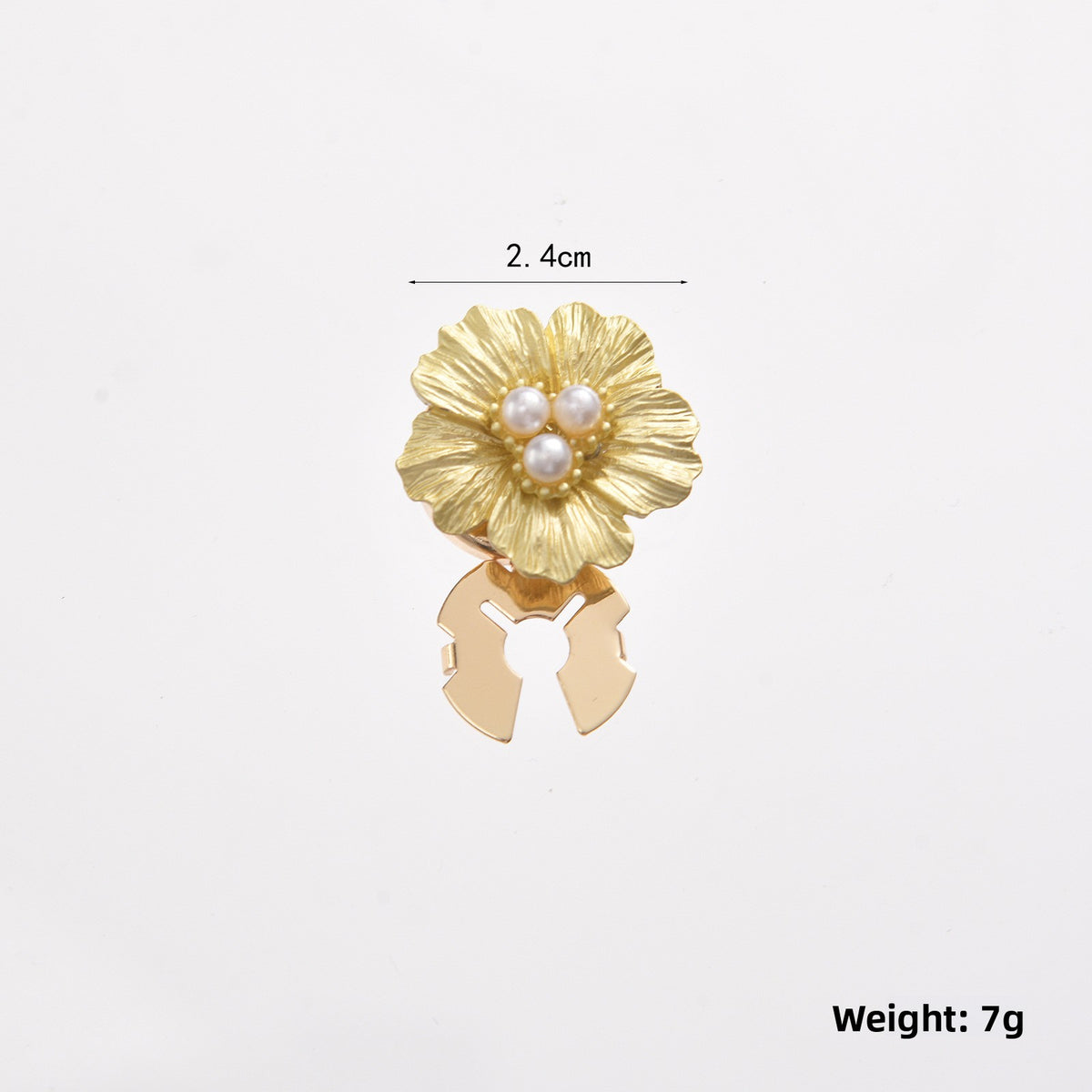 Floral Collar Buttons