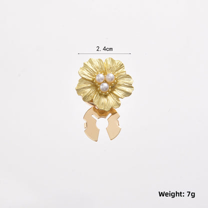 Floral Collar Buttons