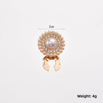Floral Collar Buttons