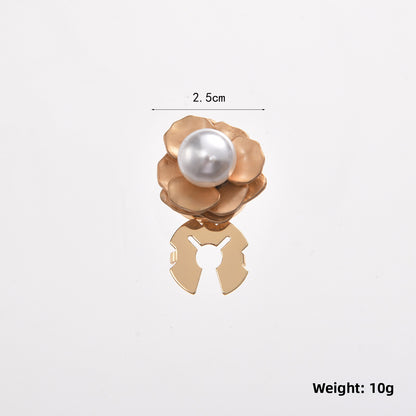 Floral Collar Buttons