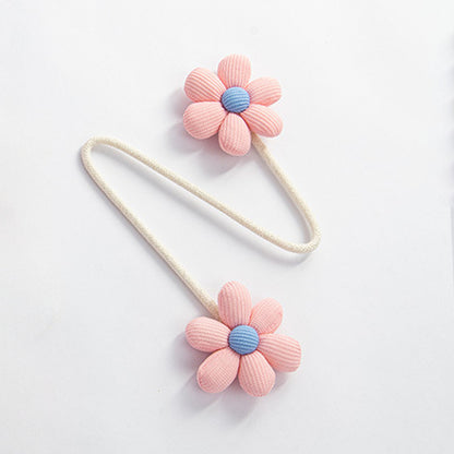 Floral curtain tiebacks
