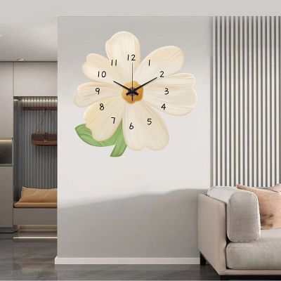 Floral Design Silent Wall Clock
