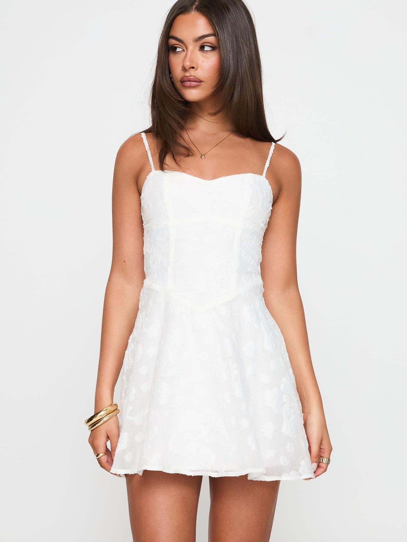 Floral Lace Backless Party Dress
