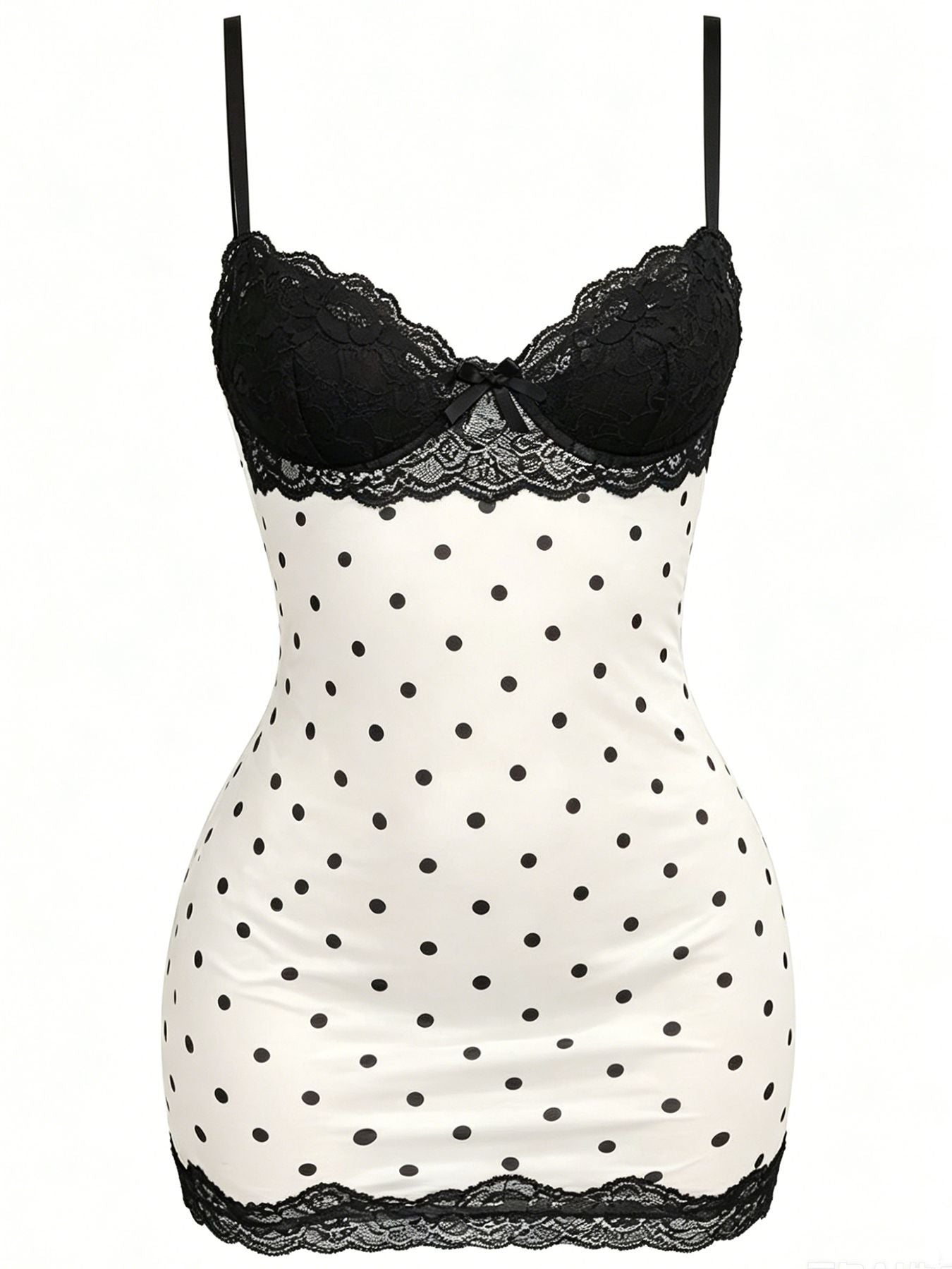 Floral Lace Backless Suspender Skirt