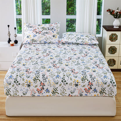 Floral mattress dust cover