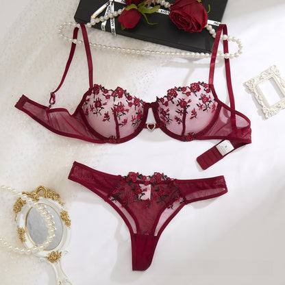 Floral Mesh Sexy Lingerie