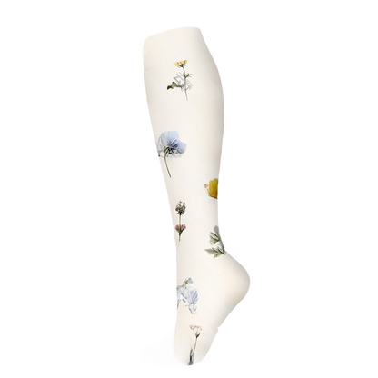 Floral Pattern Sports Compression Socks 200N Support