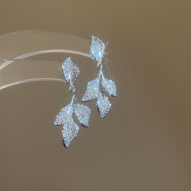 Floral Pearl Earrings Gold Plated