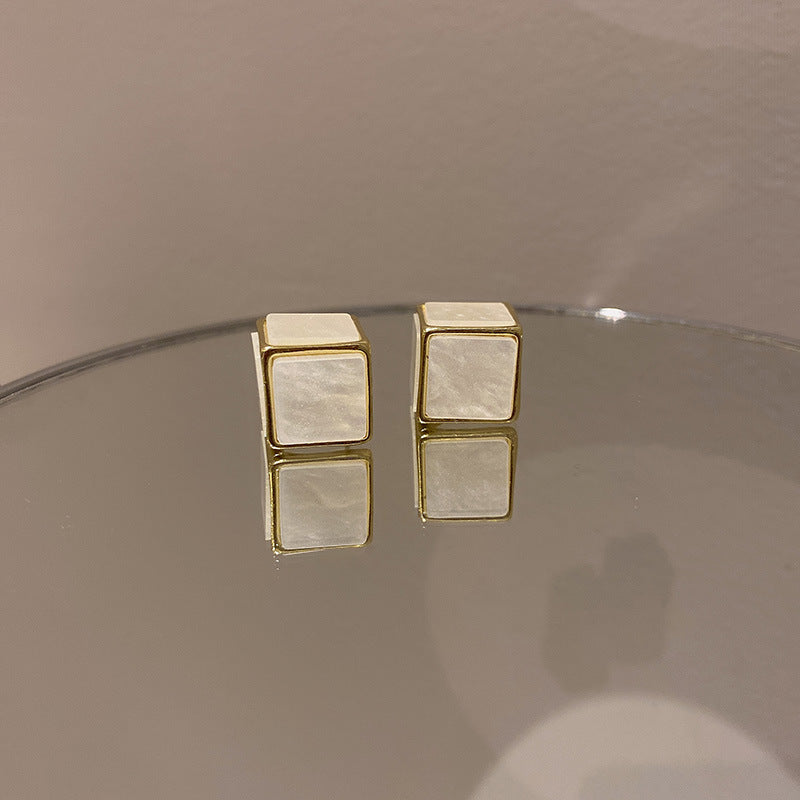Floral Pearl Earrings Gold Plated