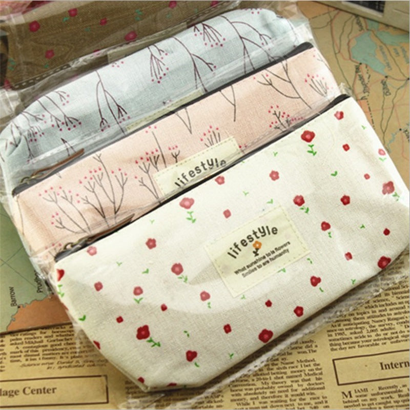 Floral Pencil Bag
