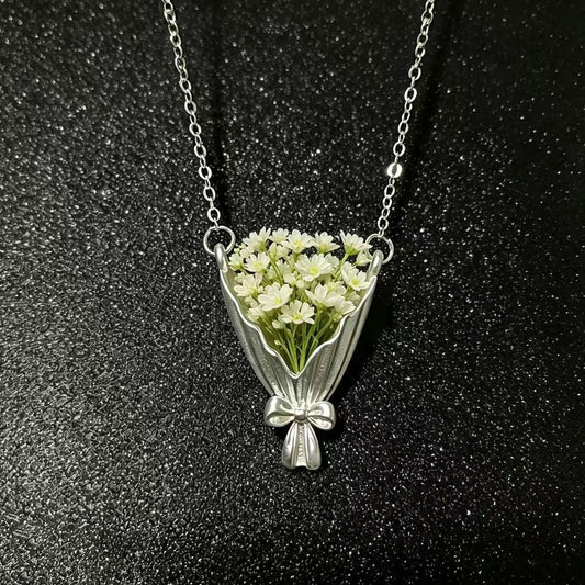Floral Pendant Necklace