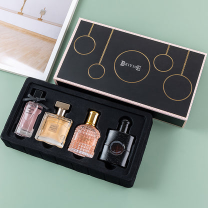 Floral Perfume Set with Four Fragrances