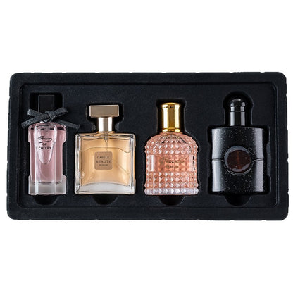 Floral Perfume Set with Four Fragrances