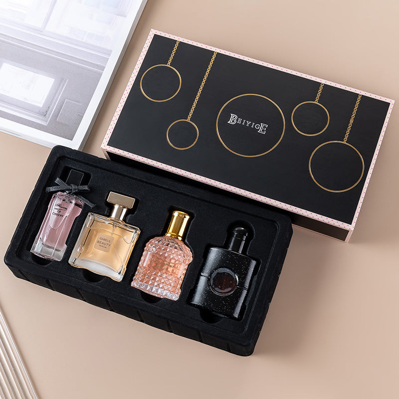 Floral Perfume Set with Four Fragrances