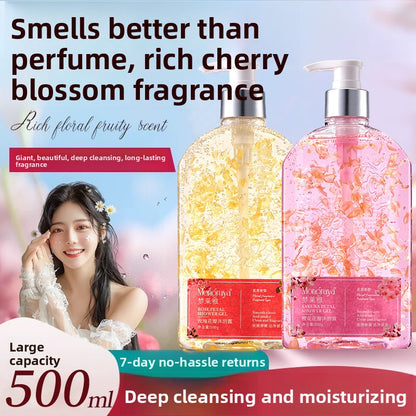 Floral Petal Shower Gel with Natural Fragrance