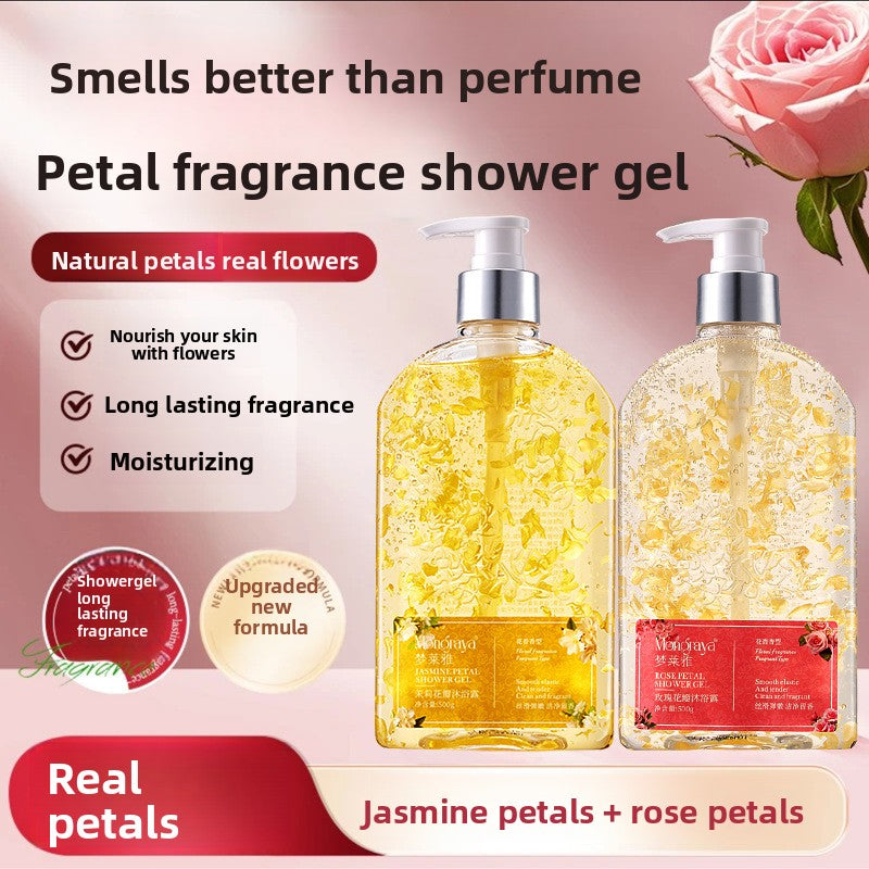 Floral Petal Shower Gel with Natural Fragrance