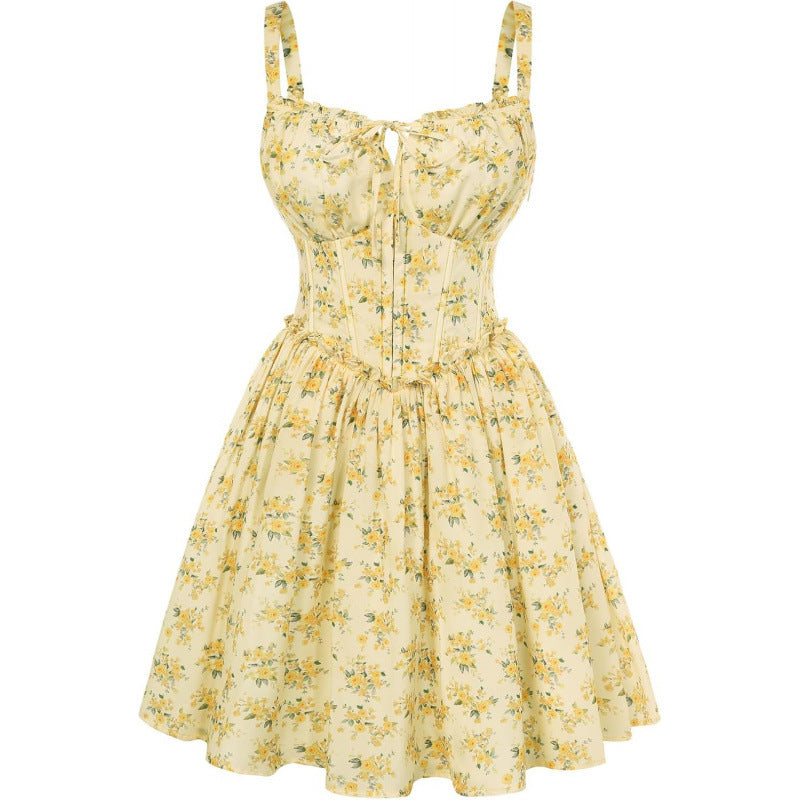 Floral Print A-Line Dress