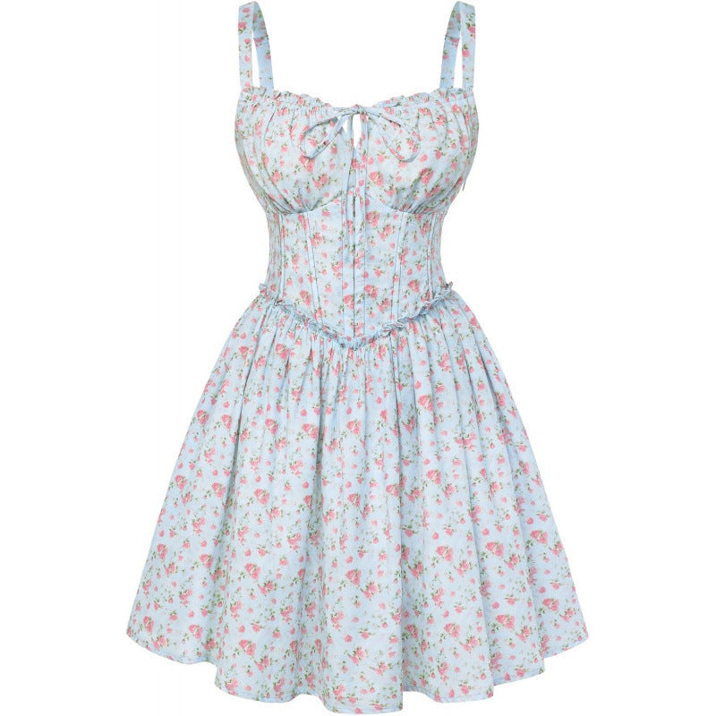 Floral Print A-Line Dress