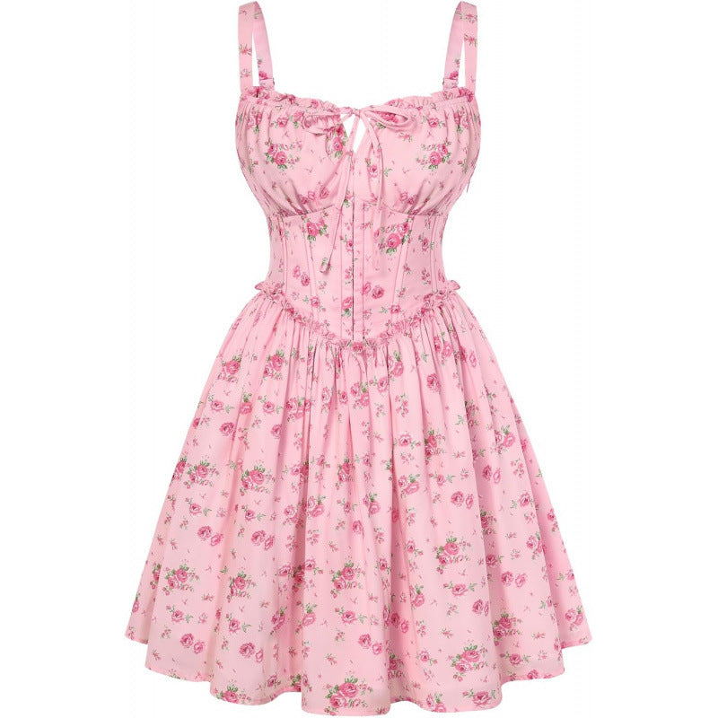 Floral Print A-Line Dress