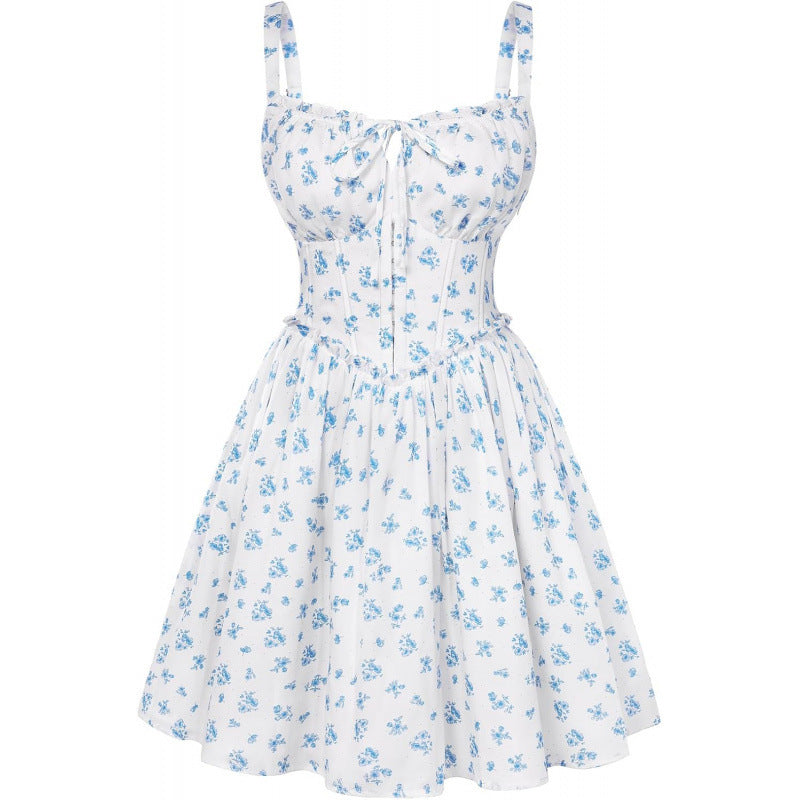 Floral Print A-Line Dress