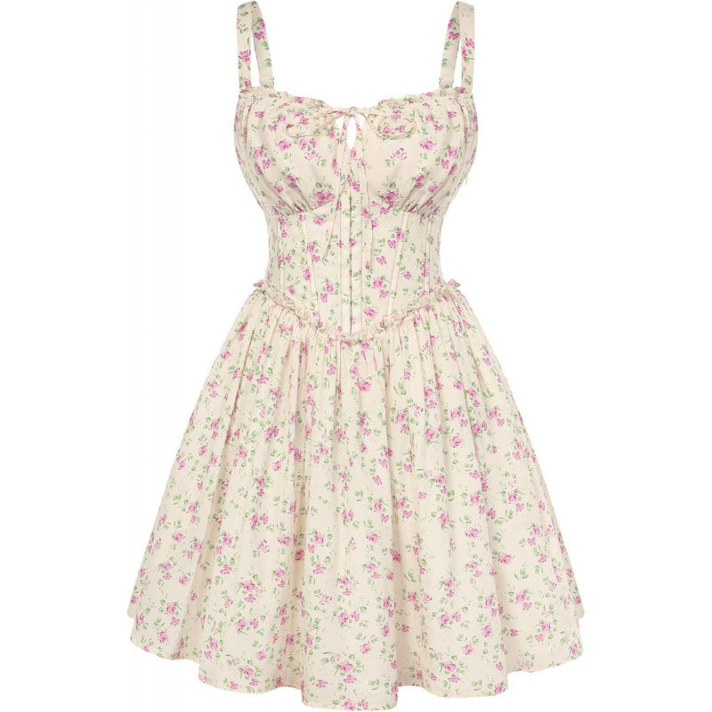 Floral Print A-Line Dress