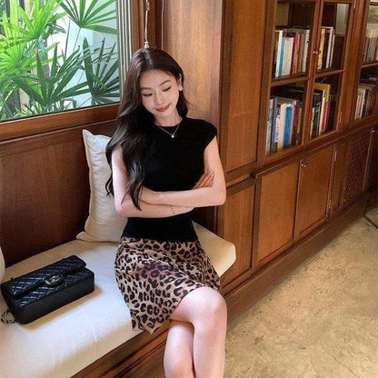 Floral Print A-Line Wrap Skirt