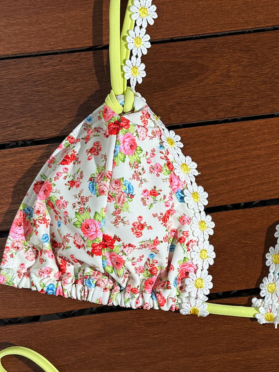 Floral Print Bikini Swimsuit for Women