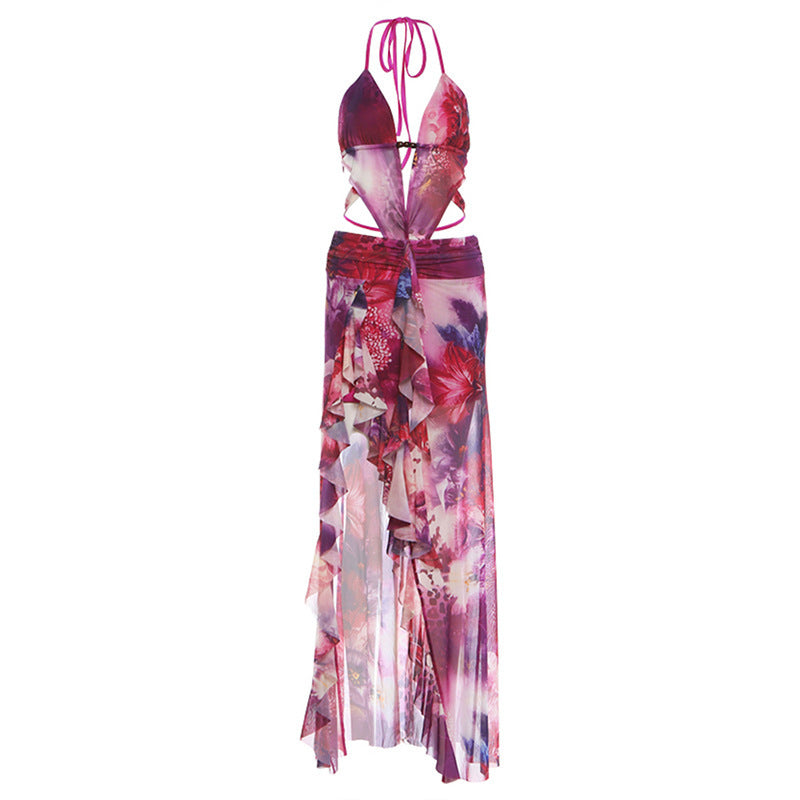 Floral Print Bodycon Dress