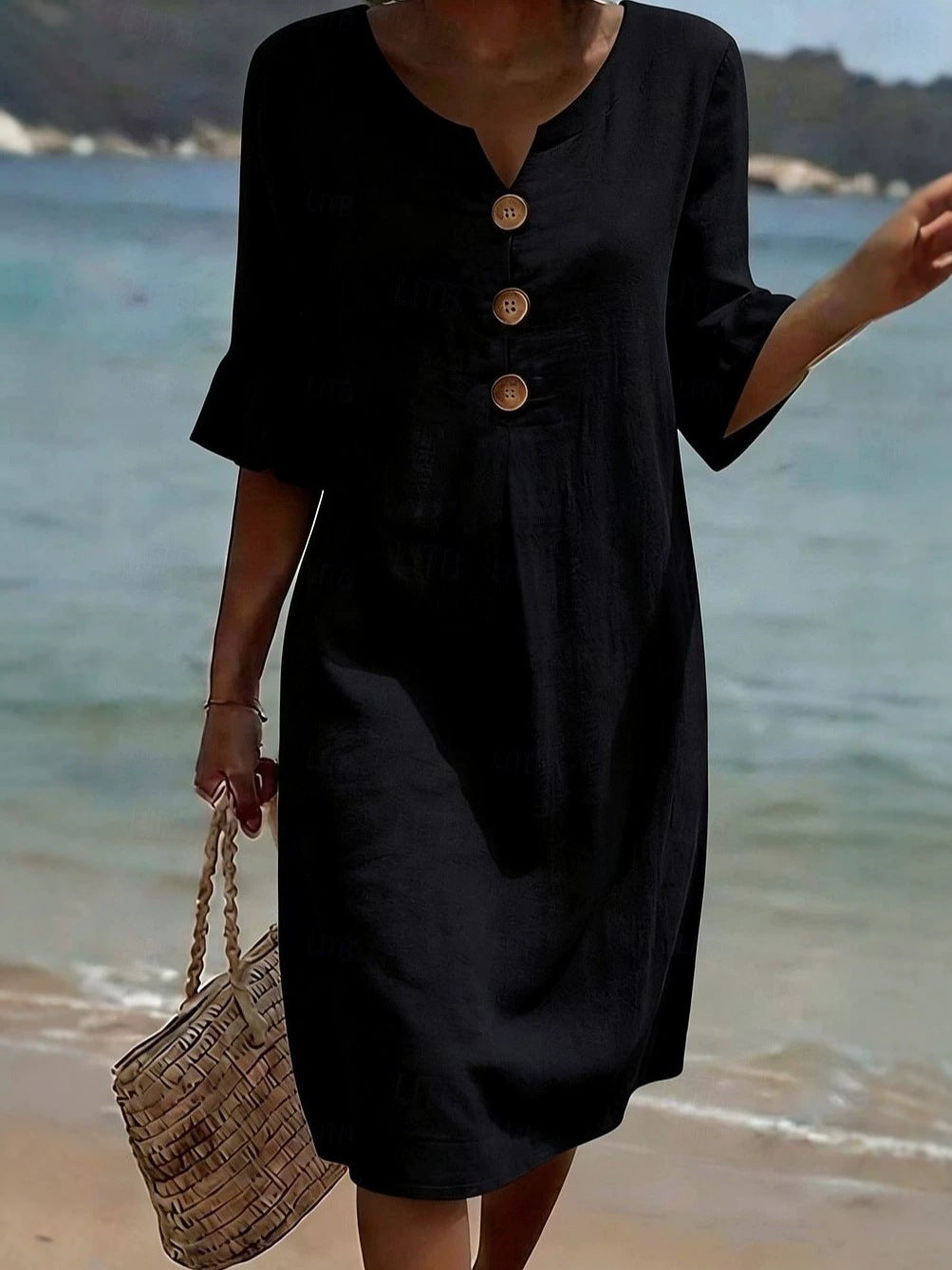 Floral Print Chiffon Maxi Dress with Bell Sleeves