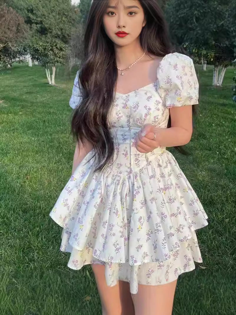 Floral print dress
