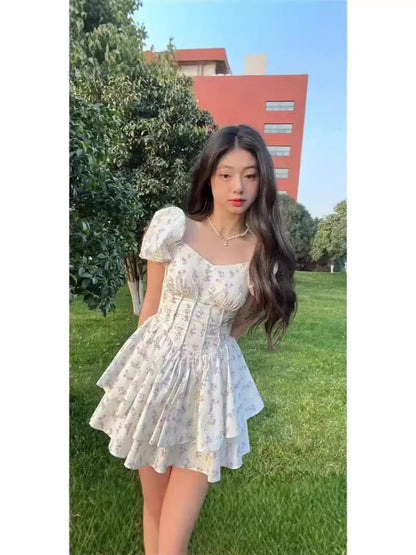 Floral print dress