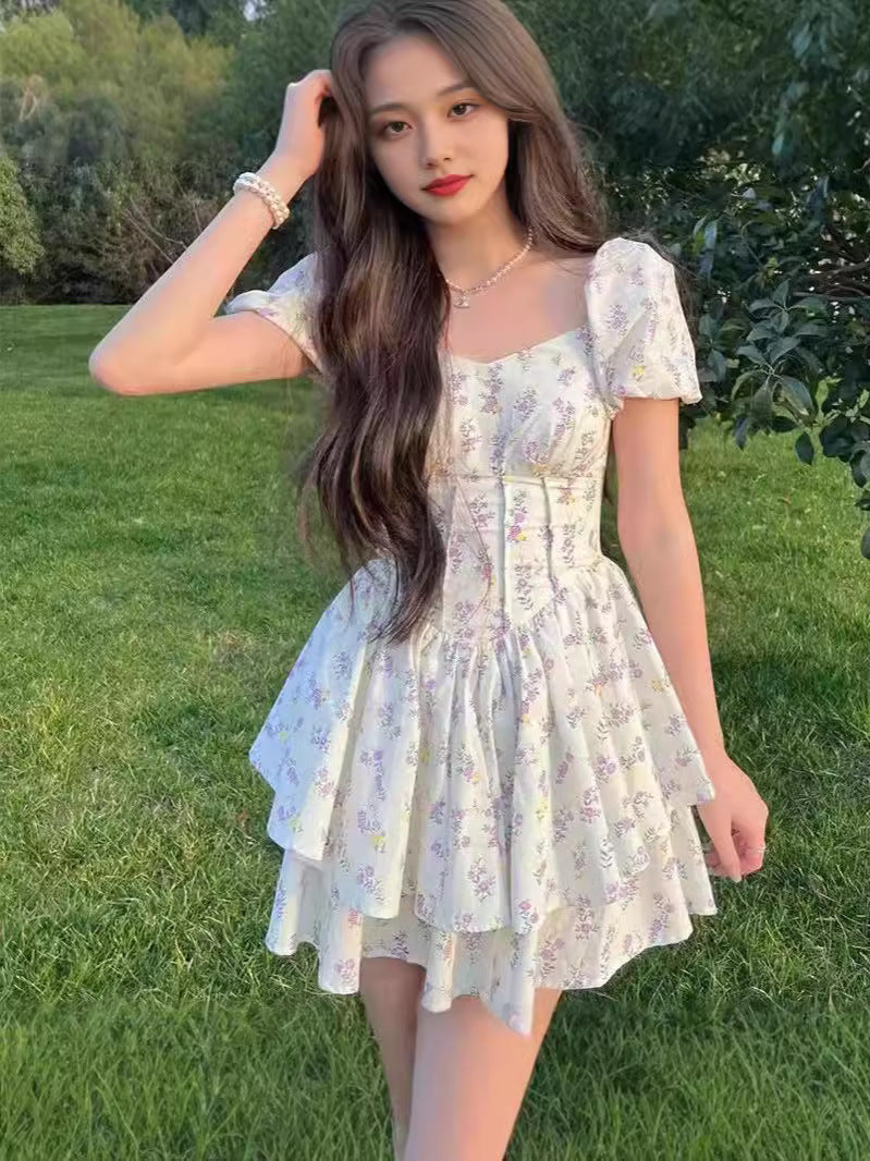 Floral print dress