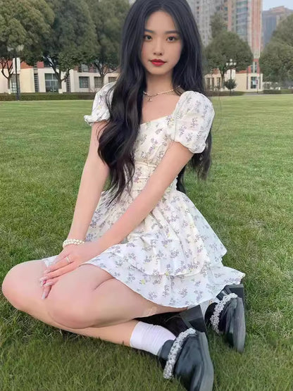 Floral print dress