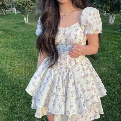 Floral print dress