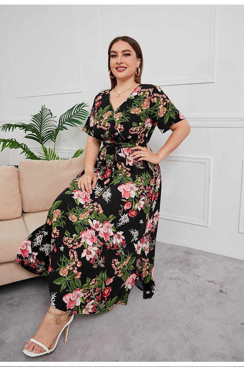 Floral print dress